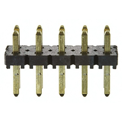 Samtec TLW Series Straight Through Hole Pin Header, 10 Contact(s), 2.54mm Pitch, 2 Row(s), Unshrouded