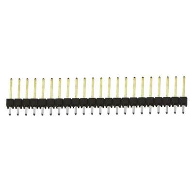 Samtec TSW Series Straight Through Hole Pin Header, 22 Contact(s), 2.54mm Pitch, 1 Row(s), Unshrouded