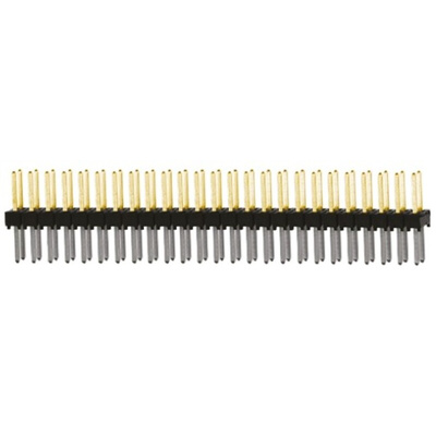 Samtec TSW Series Straight Through Hole Pin Header, 50 Contact(s), 2.54mm Pitch, 2 Row(s), Unshrouded