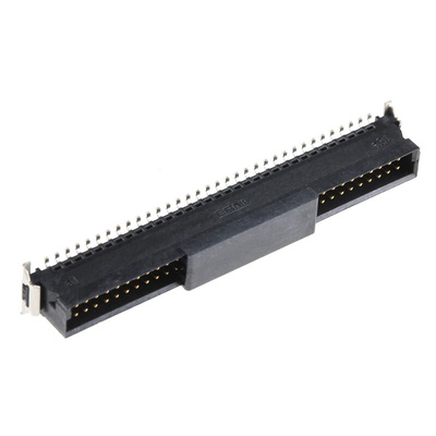 ERNI SMC Series Straight Surface Mount PCB Header, 68 Contact(s), 1.27mm Pitch, 2 Row(s), Shrouded