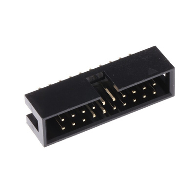 Wurth Elektronik WR-BHD Series Straight Through Hole PCB Header, 20 Contact(s), 2.54mm Pitch, 2 Row(s), Shrouded