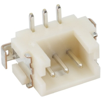 Hirose DF13 Series Straight Surface Mount PCB Header, 3 Contact(s), 1.25mm Pitch, 1 Row(s), Shrouded