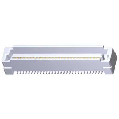 TE Connectivity Free Height Series Straight Surface Mount PCB Header, 60 Contact(s), 0.8mm Pitch, 2 Row(s), Shrouded