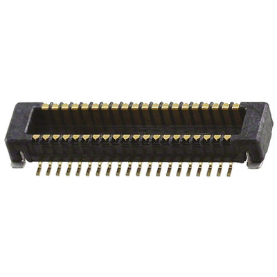 Molex SlimStack Series Straight Surface Mount PCB Header, 40 Contact(s), 0.5mm Pitch, 2 Row(s), Shrouded