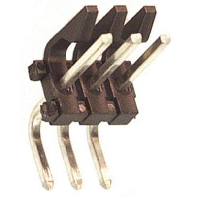 Molex KK 396 Series Right Angle Through Hole Pin Header, 3 Contact(s), 3.96mm Pitch, 1 Row(s), Unshrouded