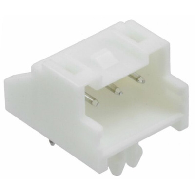 TE Connectivity Economy Power 2.5 Series Right Angle Through Hole PCB Header, 3 Contact(s), 2.5mm Pitch, 1 Row(s),