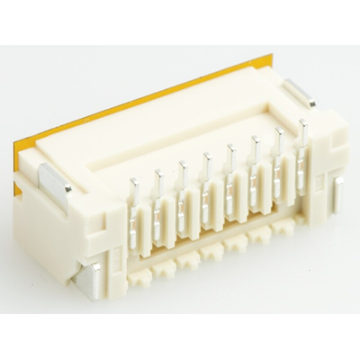 JST ZE Series Straight Surface Mount PCB Header, 8 Contact(s), 1.5mm Pitch, 1 Row(s), Shrouded