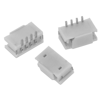 Wurth Elektronik WR-WTB Series Straight Surface Mount PCB Header, 4 Contact(s), 1.5mm Pitch, 1 Row(s), Shrouded