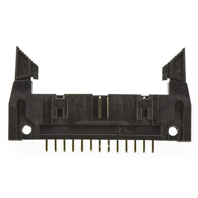 Amphenol T816 Series Straight Through Hole PCB Header, 26 Contact(s), 2.54mm Pitch, 2 Row(s), Shrouded