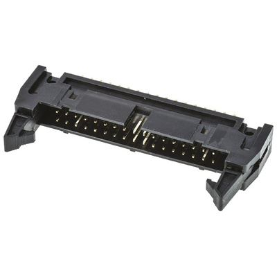 Amphenol T816 Series Straight Through Hole PCB Header, 34 Contact(s), 2.54mm Pitch, 2 Row(s), Shrouded