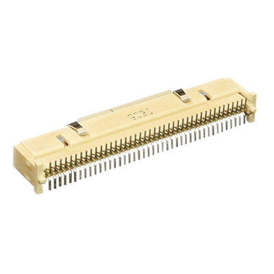 Molex PMC Mezzanine Series Straight Surface Mount PCB Header, 84 Contact(s), 1.0mm Pitch, 2 Row(s), Shrouded