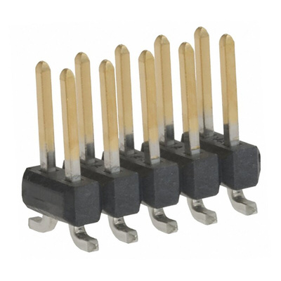 Molex C-Grid Series Straight Surface Mount Pin Header, 10 Contact(s), 2.54mm Pitch, 2 Row(s), Unshrouded