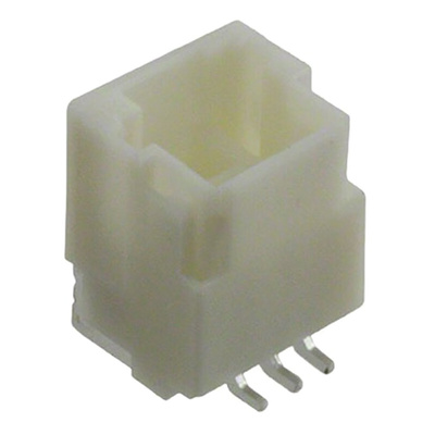 JST NSH Series Straight Surface Mount PCB Header, 3 Contact(s), 1.0mm Pitch, 1 Row(s), Shrouded