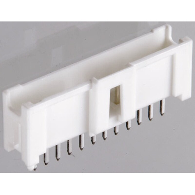 Molex MicroClasp Series Straight Through Hole PCB Header, 12 Contact(s), 2.0mm Pitch, 1 Row(s), Shrouded