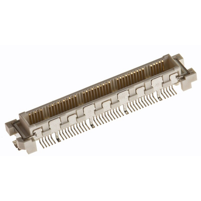 Hirose FunctionMAX FX10 Series Straight Surface Mount PCB Header, 88 Contact(s), 0.5mm Pitch, 2 Row(s), Shrouded