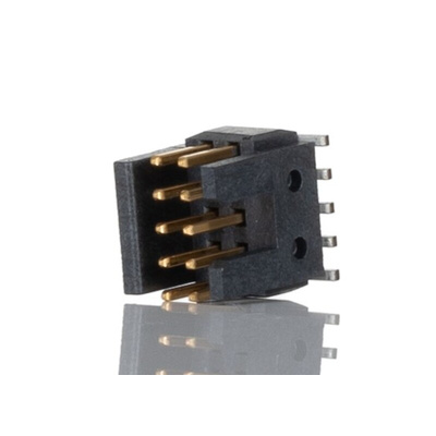 Samtec FTSH Series Straight Surface Mount Pin Header, 10 Contact(s), 1.27mm Pitch, 2 Row(s), Unshrouded