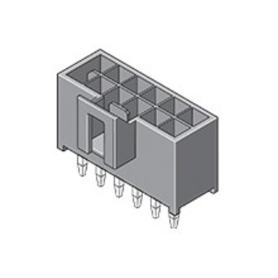 Molex Nano-Fit Series Straight Through Hole PCB Header, 8 Contact(s), 2.5mm Pitch, 2 Row(s), Shrouded
