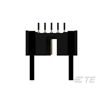 TE Connectivity AMP-LATCH Series Straight PCB Mount PCB Header, 10 Contact(s), 2.54mm Pitch, 2 Row(s), Shrouded
