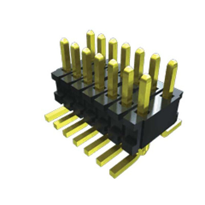 Samtec FTR Series Straight Pin Header, 10 Contact(s), 1.27mm Pitch, 2 Row(s), Unshrouded