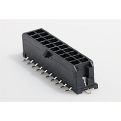 Molex Micro-Fit 3.0 Series Vertical PCB Header, 20 Contact(s), 3.0mm Pitch, 2 Row(s), Shrouded