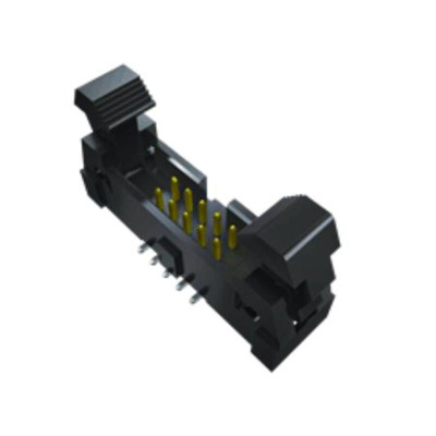 Samtec EHT Series Straight PCB Header, 34 Contact(s), 2.0mm Pitch, 2 Row(s), Shrouded