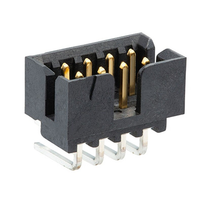 Molex Milli-Grid Series Right Angle PCB Header, 6 Contact(s), 2.0mm Pitch, 2 Row(s), Shrouded