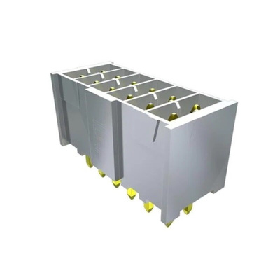 Samtec IPL1 Series Vertical Surface Mount PCB Header, 4 Contact(s), 2.54mm Pitch, 2 Row(s), Shrouded