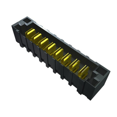 Samtec PET Series Right Angle PCB Header, 4 Contact(s), 6.35mm Pitch, 1 Row(s), Shrouded