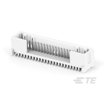 TE Connectivity MICRO CT Series Straight Board Mount PCB Header, 23 Contact(s), 1.2mm Pitch, 1 Row(s)