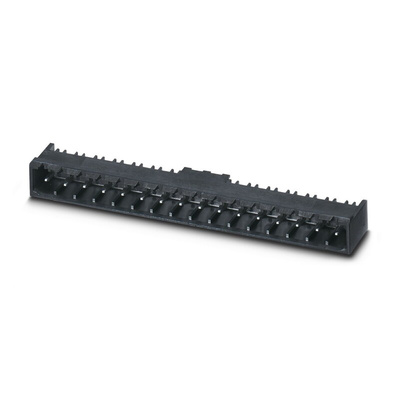 Phoenix Contact CCA Series Straight PCB Header, 17 Contact(s), 5mm Pitch, 1 Row(s)