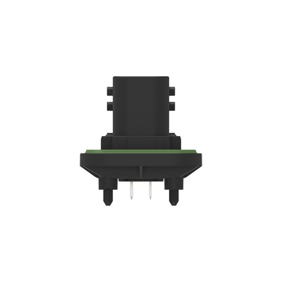 TE Connectivity 1-23781 Series Vertical Panel Mount PCB Header, 15 Contact(s), 6mm Pitch, 2 Row(s), Shrouded