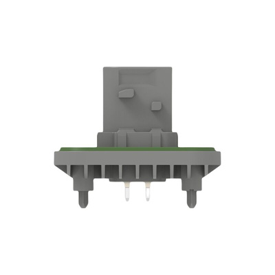 TE Connectivity 2-23774 Series Vertical Panel Mount PCB Header, 4 Contact(s), 6mm Pitch, 2 Row(s), Shrouded