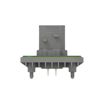 TE Connectivity 2-23774 Series Vertical Panel Mount PCB Header, 4 Contact(s), 6mm Pitch, 2 Row(s), Shrouded