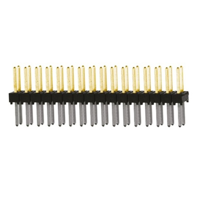Samtec TSW Series Straight Through Hole Pin Header, 32 Contact(s), 2.54mm Pitch, 2 Row(s), Unshrouded