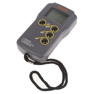 Hanna Instruments Thermometer Kit Battery, Case, LPK1 Probe, SCK1, User Manual
