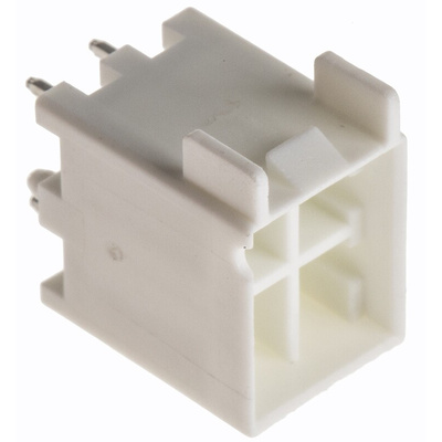 Hirose DF33C Series Straight Through Hole PCB Header, 4 Contact(s), 3.3mm Pitch, 2 Row(s), Shrouded