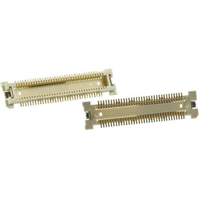 Hirose FX11 Series Straight Surface Mount PCB Header, 116 Contact(s), 0.5mm Pitch, 2 Row(s), Shrouded