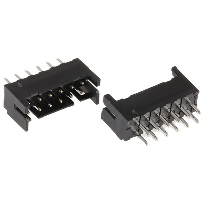 Hirose DF11 Series Straight Through Hole PCB Header, 12 Contact(s), 2.0mm Pitch, 2 Row(s), Shrouded