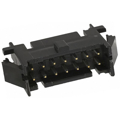 Hirose DF11 Series Straight Through Hole PCB Header, 12 Contact(s), 2.0mm Pitch, 2 Row(s), Shrouded