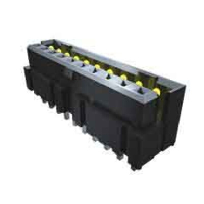 Samtec LS2 Series Straight Surface Mount PCB Header, 10 Contact(s), 2.0mm Pitch, 2 Row(s), Shrouded