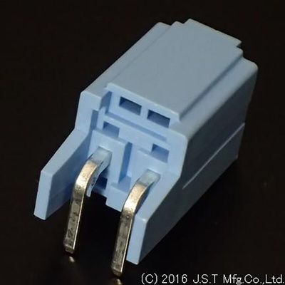 JST PSI Series Right Angle Through Hole PCB Header, 2 Contact(s), 4.0mm Pitch, 1 Row(s), Shrouded