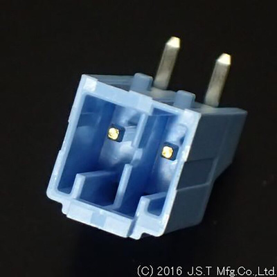 JST PSI Series Right Angle Through Hole PCB Header, 2 Contact(s), 4.0mm Pitch, 1 Row(s), Shrouded