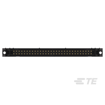 TE Connectivity AMP-LATCH Series Straight Through Hole PCB Header, 60 Contact(s), 2.54mm Pitch, 2 Row(s), Shrouded
