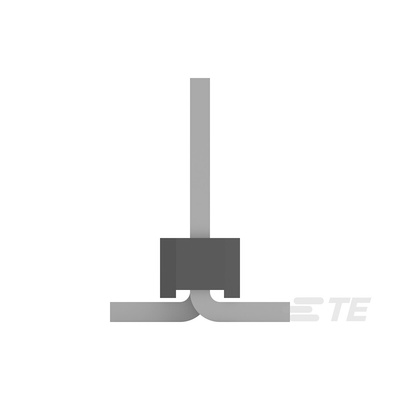 TE Connectivity AMPMODU Series Straight Surface Mount Pin Header, 3 Contact(s), 2.0mm Pitch, 1 Row(s), Unshrouded