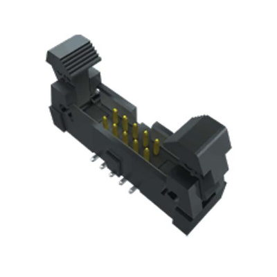 Samtec EHF Series Straight PCB Header, 17 Contact(s), 1.27mm Pitch, 1 Row(s), Shrouded