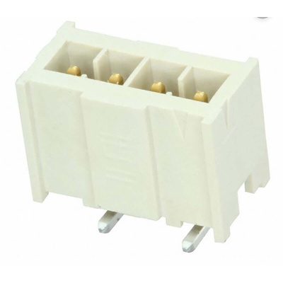 Samtec IPL1 Series Straight Surface Mount PCB Header, 10 Contact(s), 2.54mm Pitch, 2 Row(s), Shrouded