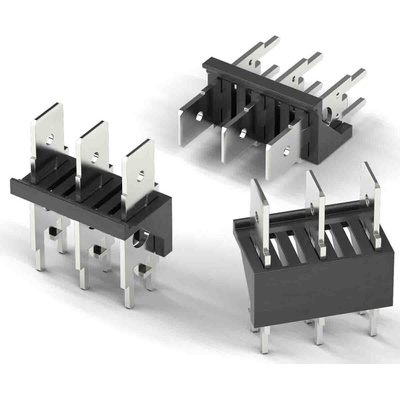 Wurth Elektronik WR-FPC Series Vertical PCB Header, 4 Contact(s), 1.0mm Pitch, 1 Row(s), Shrouded