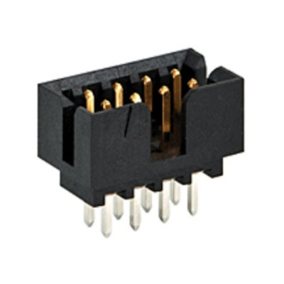 Molex Milli-Grid Series Vertical PCB Header, 20 Contact(s), 2.0mm Pitch, 2 Row(s), Shrouded
