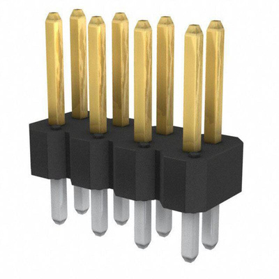 Amphenol Communications Solutions BergStik Series Vertical Through Hole Pin Header, 3 Contact(s), 2.54mm Pitch, 1