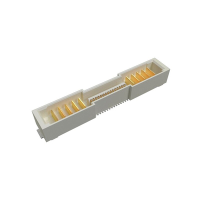 Amphenol Communications Solutions ComboStak Series Vertical PCB Header, 40 Contact(s), 2 Row(s), Shrouded